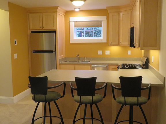 Living room toward kitchen