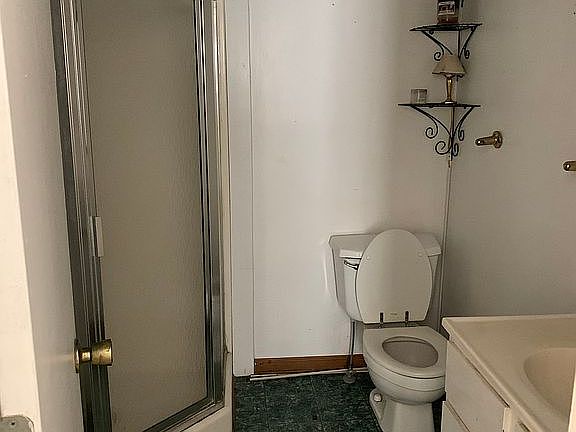 Bathroom off laundry room