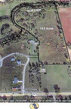 Acreage on Wolf Creek