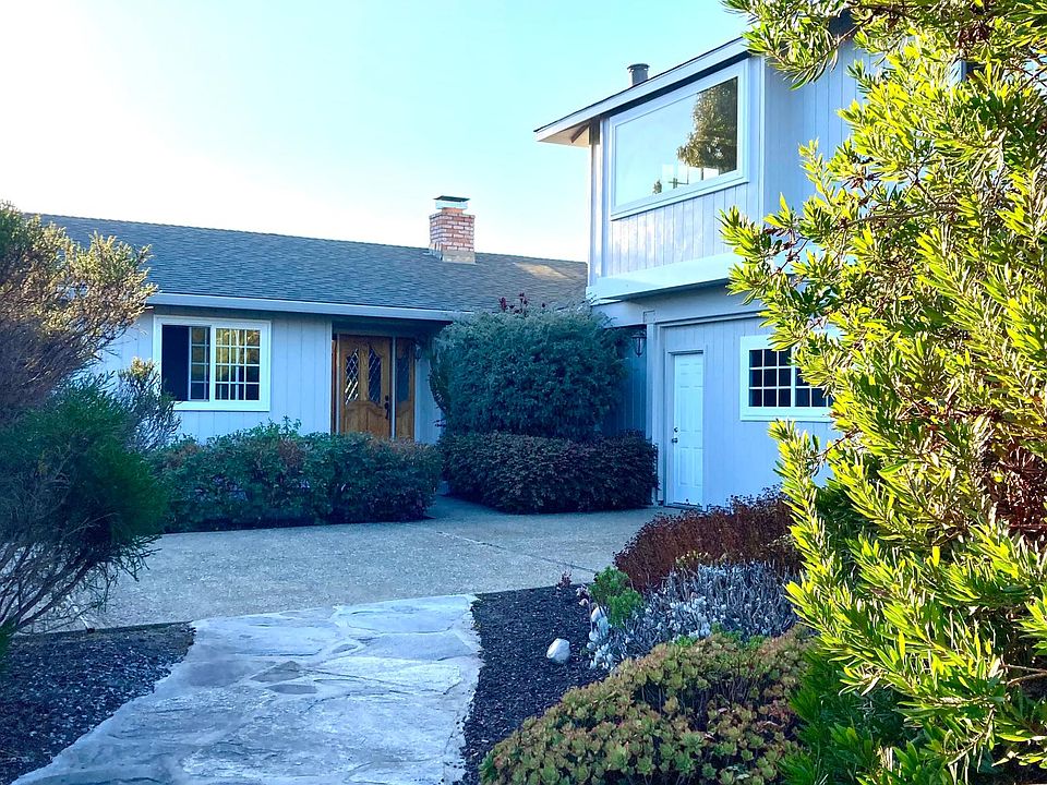 Home from front path stone entry