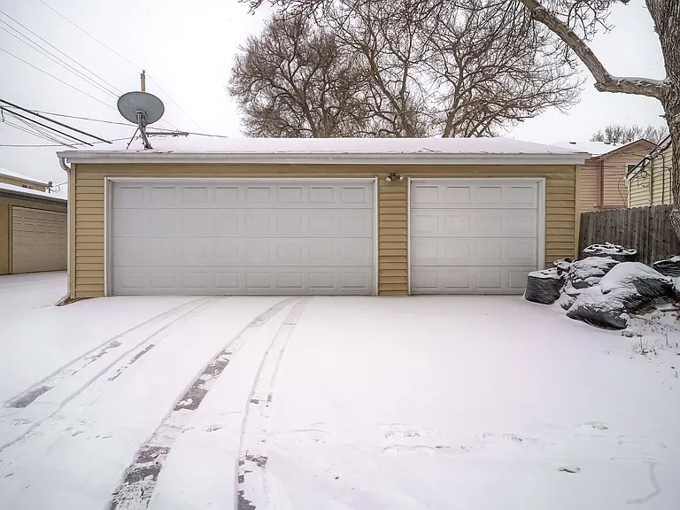 2 car garage with opener included