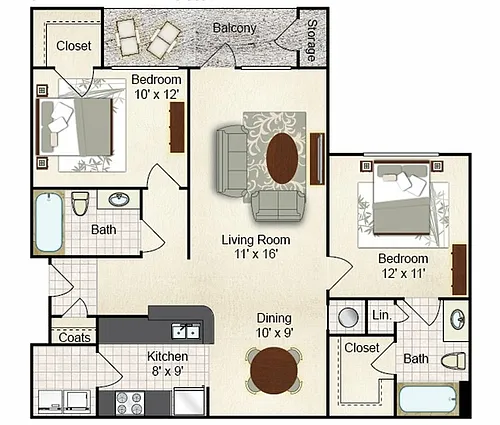 Floor plan Magnolia -Platinum