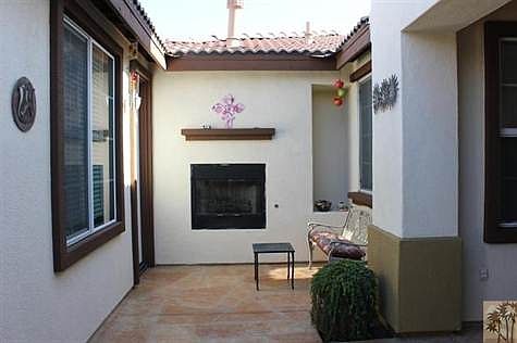 Outside fireplace to Detached Casita.