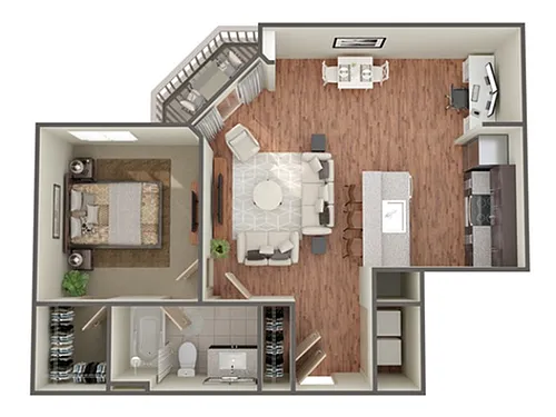 Floor plan Grove Whitbed