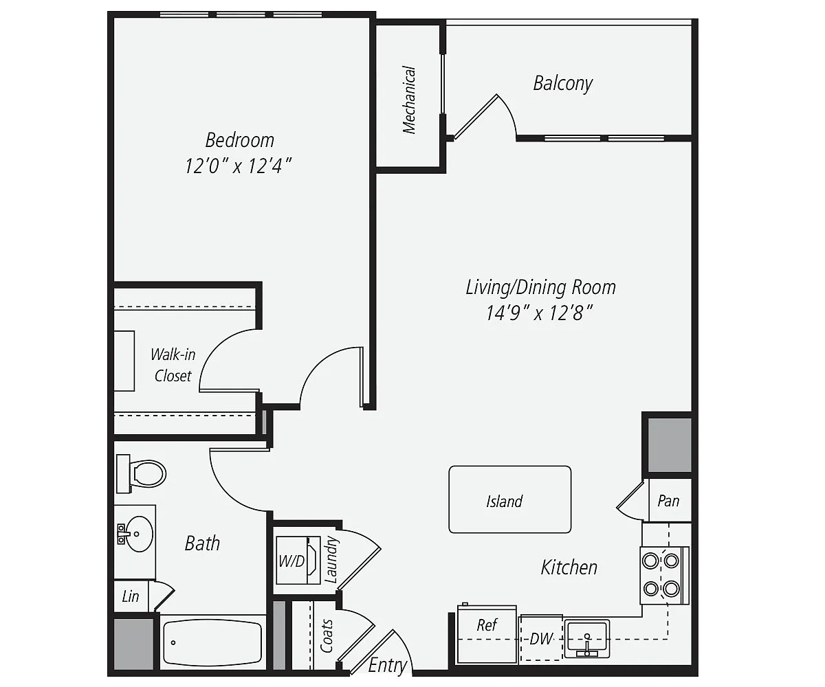 Floor plan A6-J-808