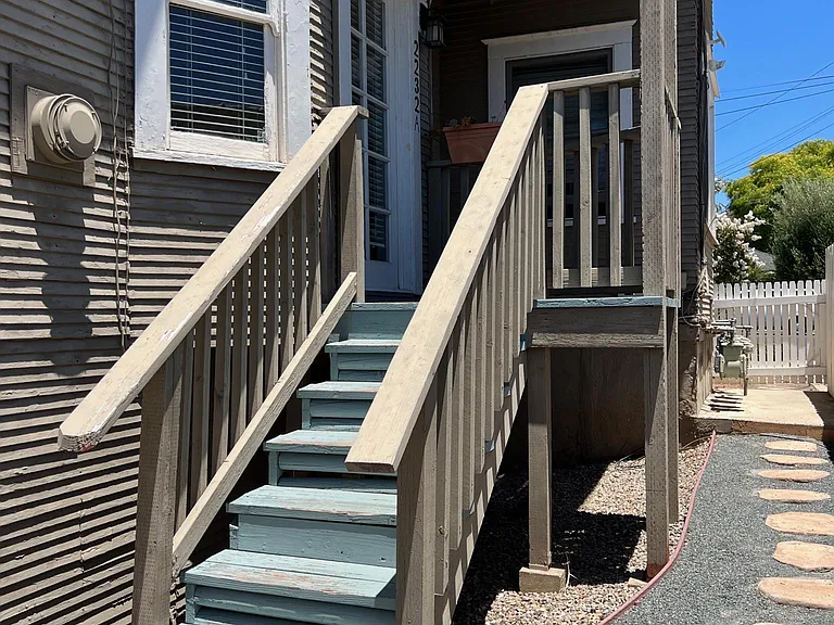 Entrance to unit