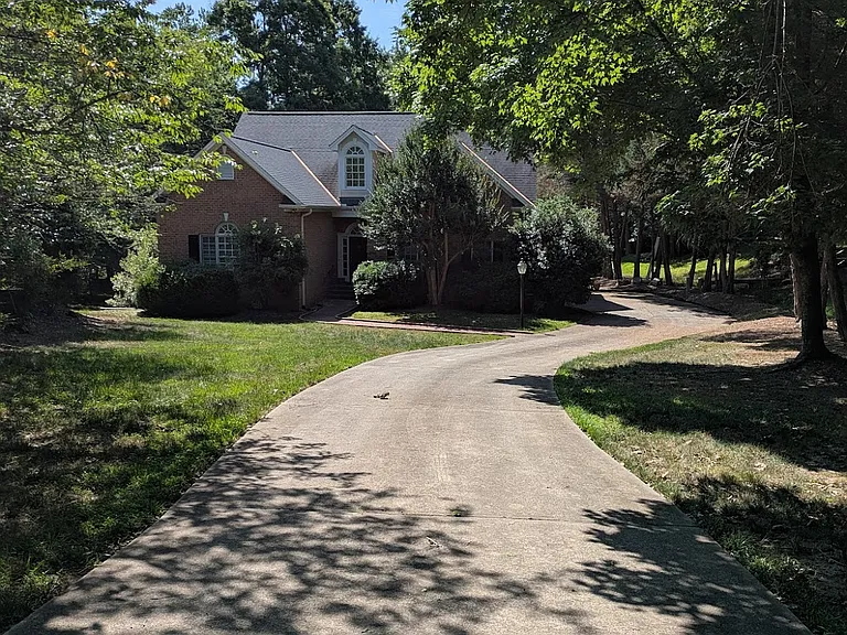 Front view from driveway.