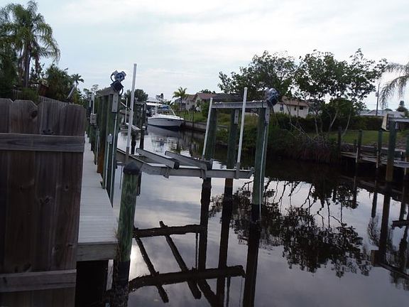 Dock behind Duplex