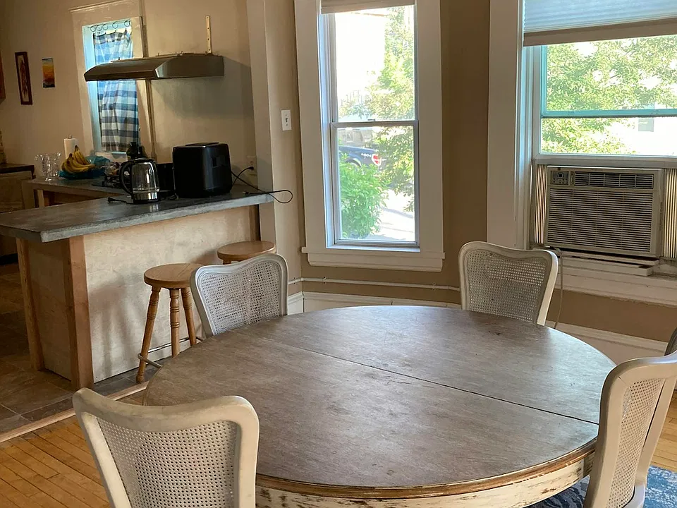 Main floor dining room and living room