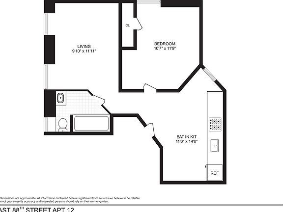 2nd image of 239 E 88th St APT 12