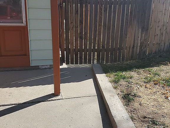 Gate leading to backyard