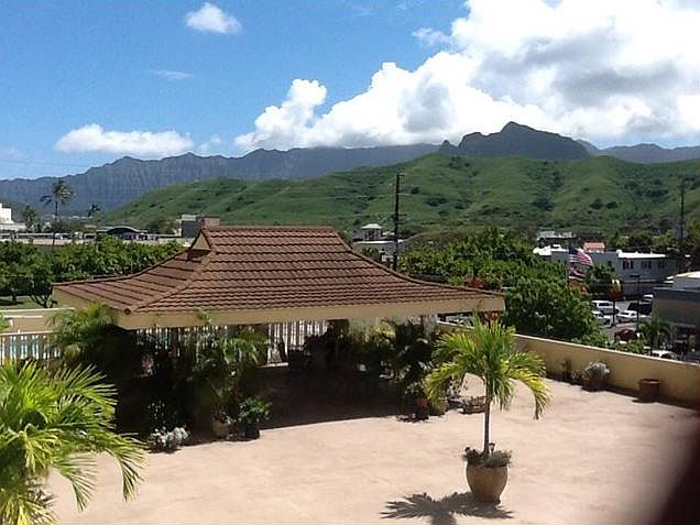 Gazebo/patio area directly outside your front door