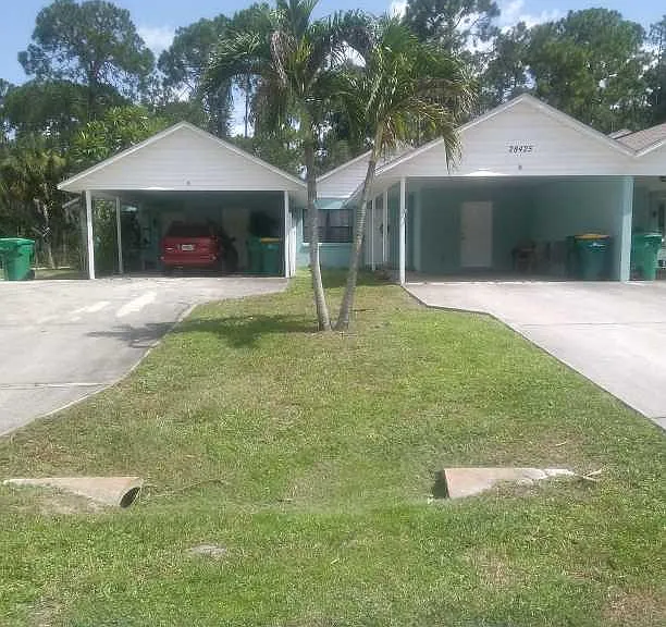 Unit A is to the left 
unit B is on the middle to the right