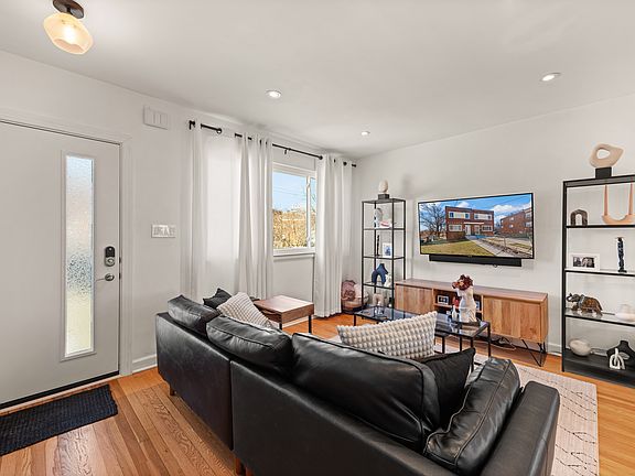 Living room + entry way
