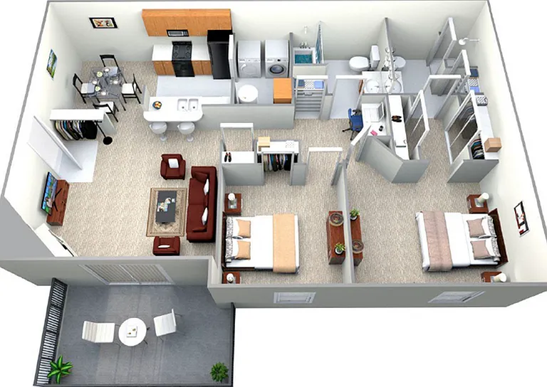 Two Bedroom Apartment Two Bedroom Apartment