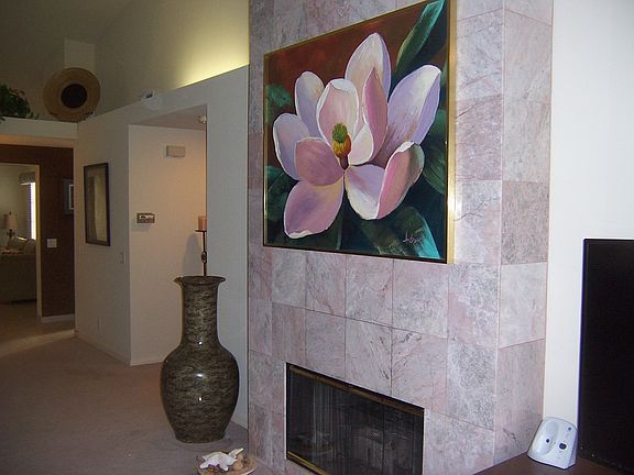 marble fireplace