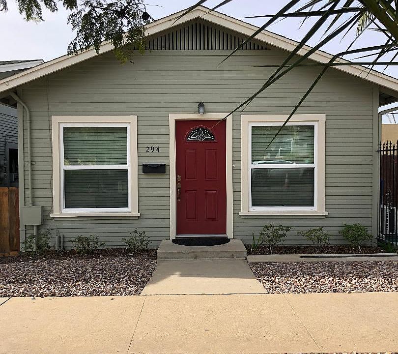 Front entrance of house.