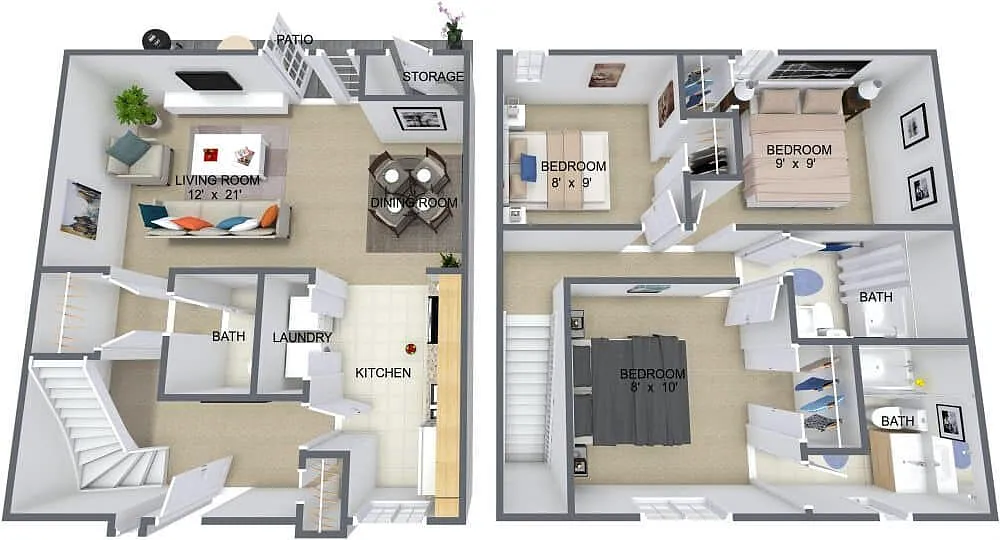 Floor plan The Maple