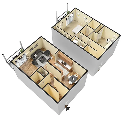 Floor plan Stratford Wood Townhome