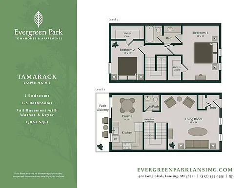 Floor plan Tamarack