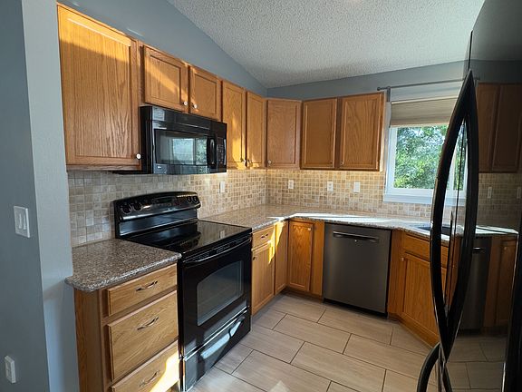 Kitchen with nice appliances.