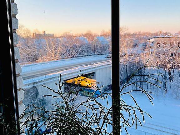 West view from the top floor