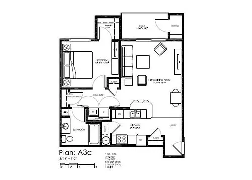 Floor plan 1B1F