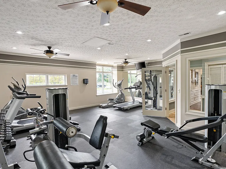 Fitness Center with Training Equipment