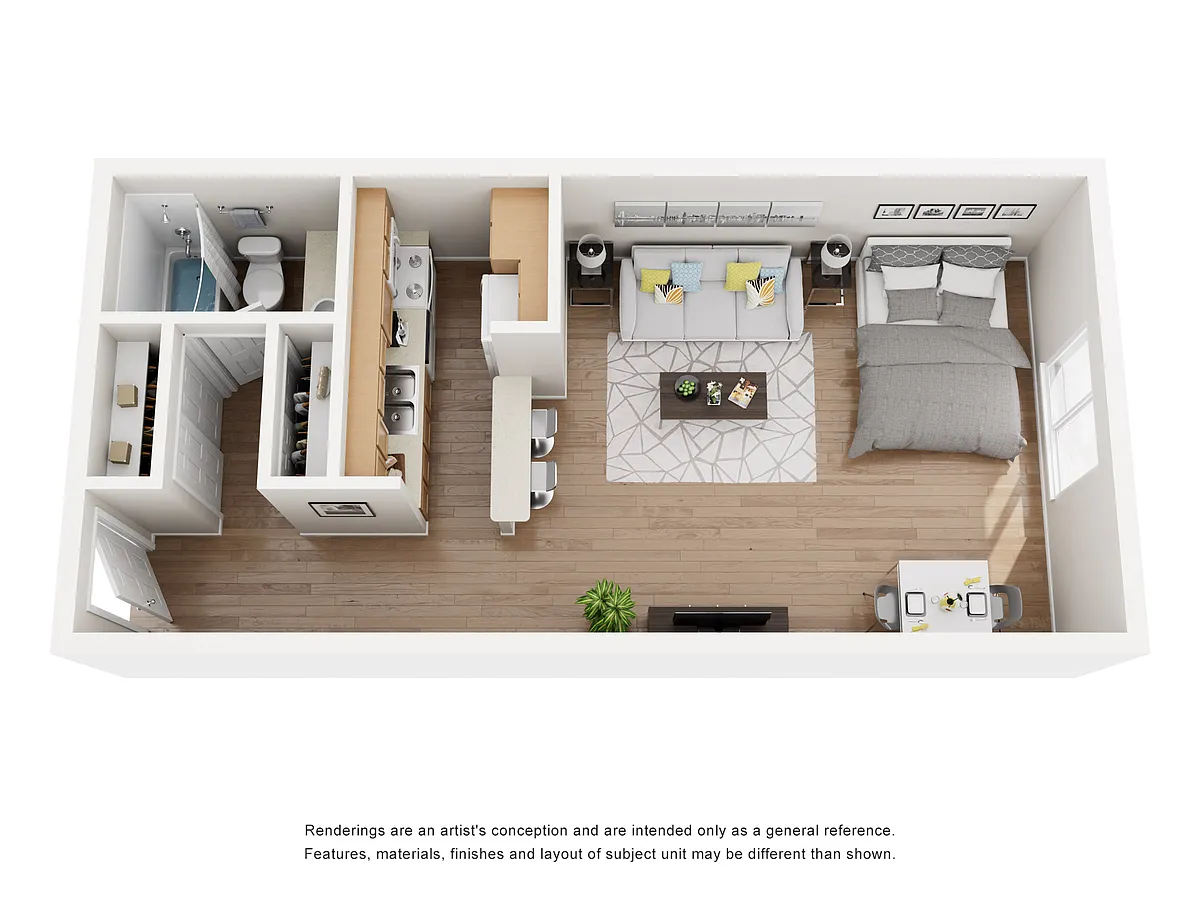 Floor plan Studio