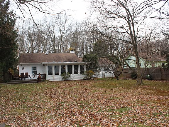 Fenced in yard with garden area