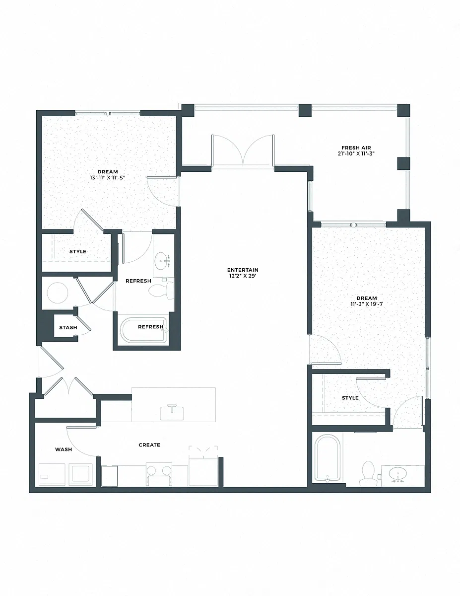Floor plan B1