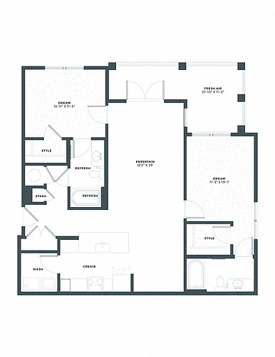 Floor plan B1