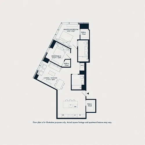 Floor plan Waterline 2: B10