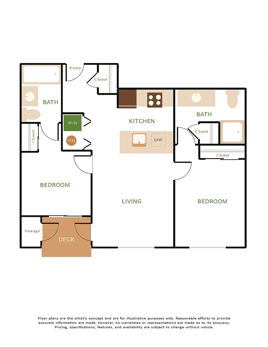 Floor plan 2X2 - E