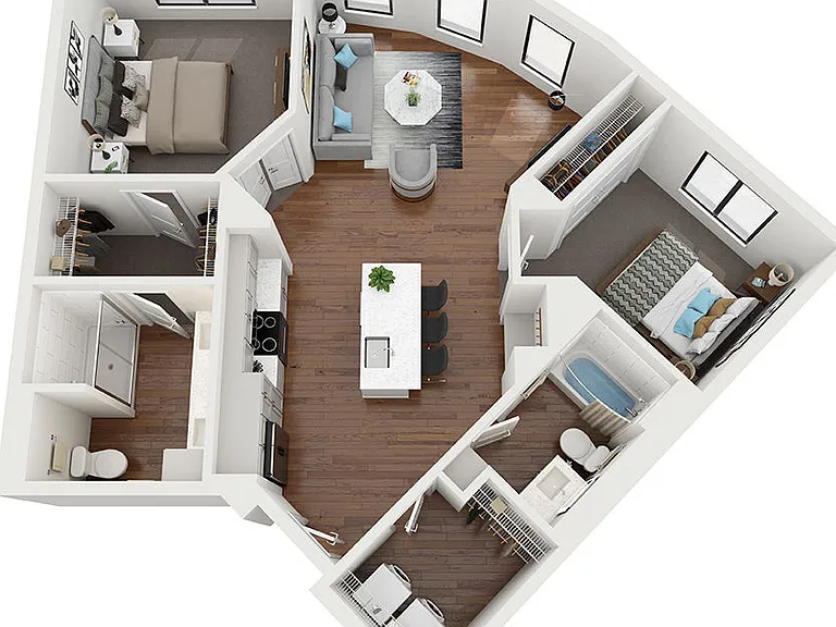 Lagoon floor plan Waterford Bay