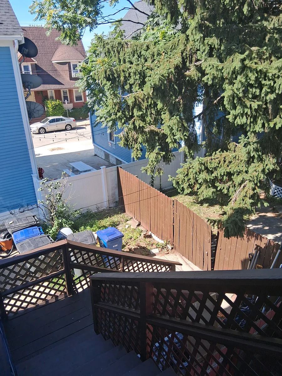 Up unit entrance/ back porch area - 2038 Robin St #UP