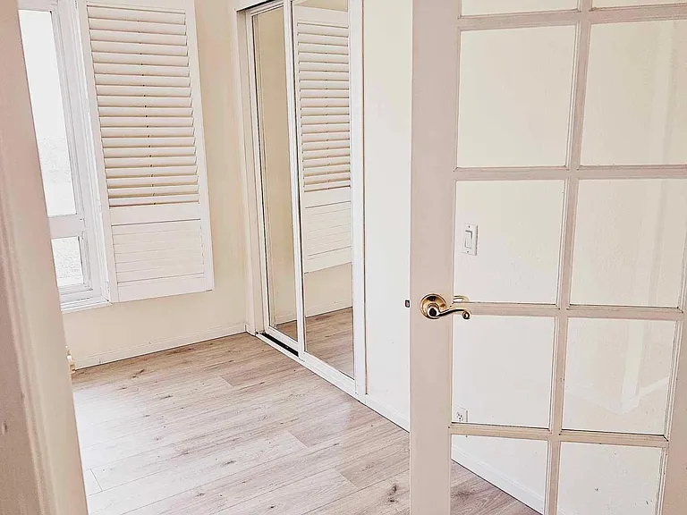 Third bedroom, attached closet