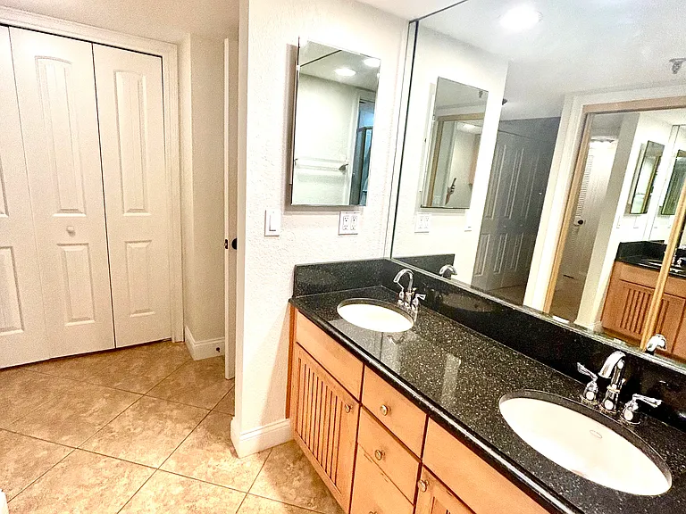 Master bathroom - dual vanity
