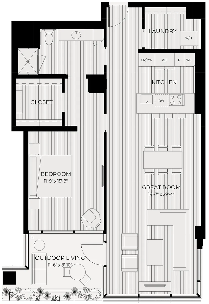 Floor plan Mission
