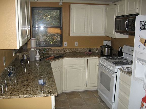 Redone Kitchen with Granite Counter Tops.