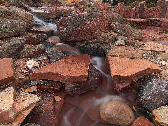 Berm waterfall