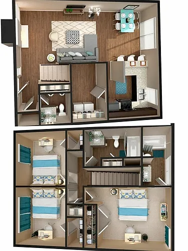 Floor plan 3X25