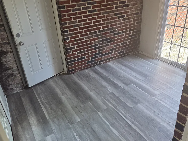 Hallway connecting the Garage and Living Room