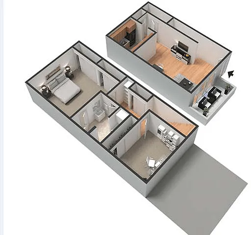 Floor plan Plan E