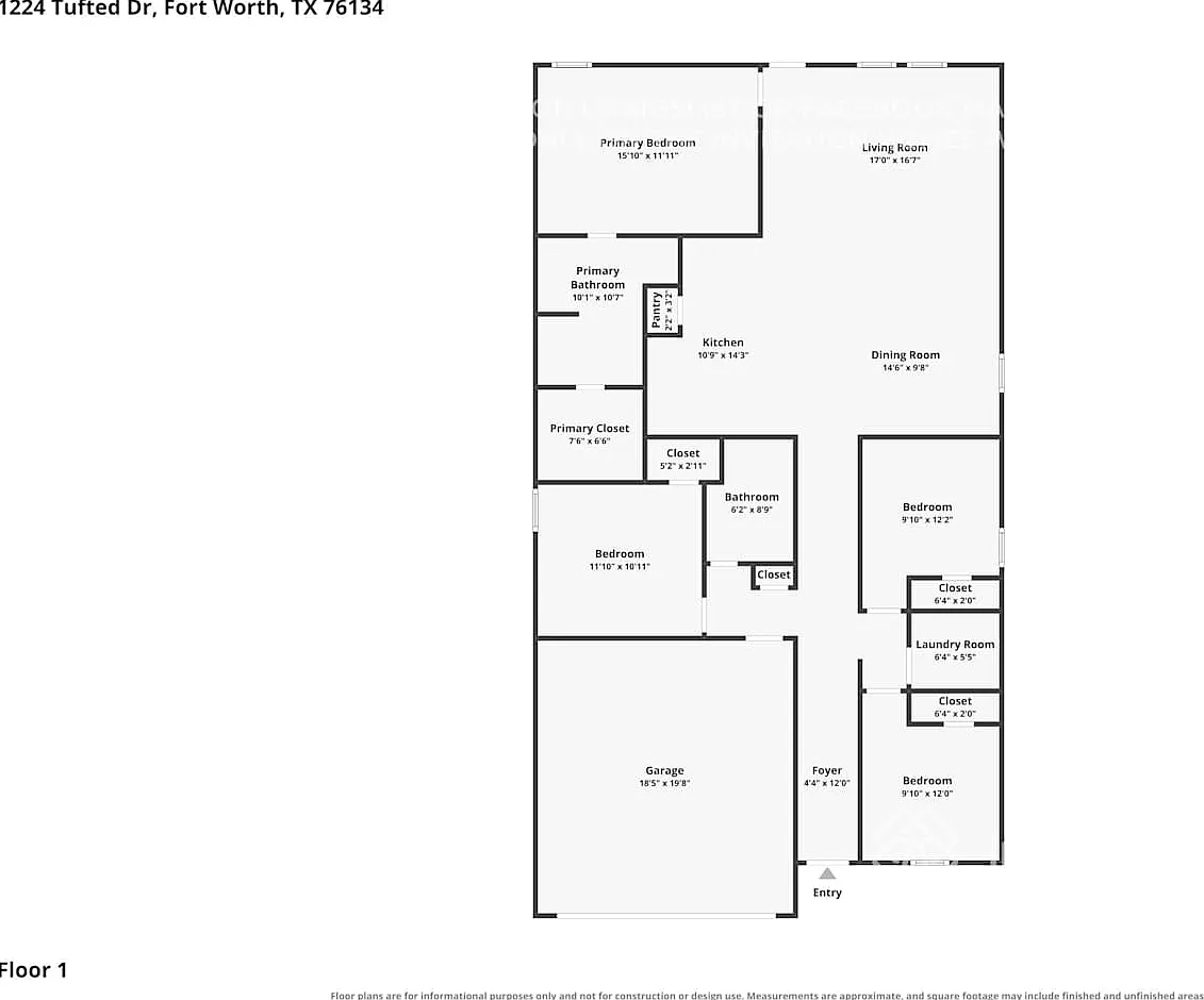 1224 Tufted Drive Fort Worth, TX 76134 — Photo 2