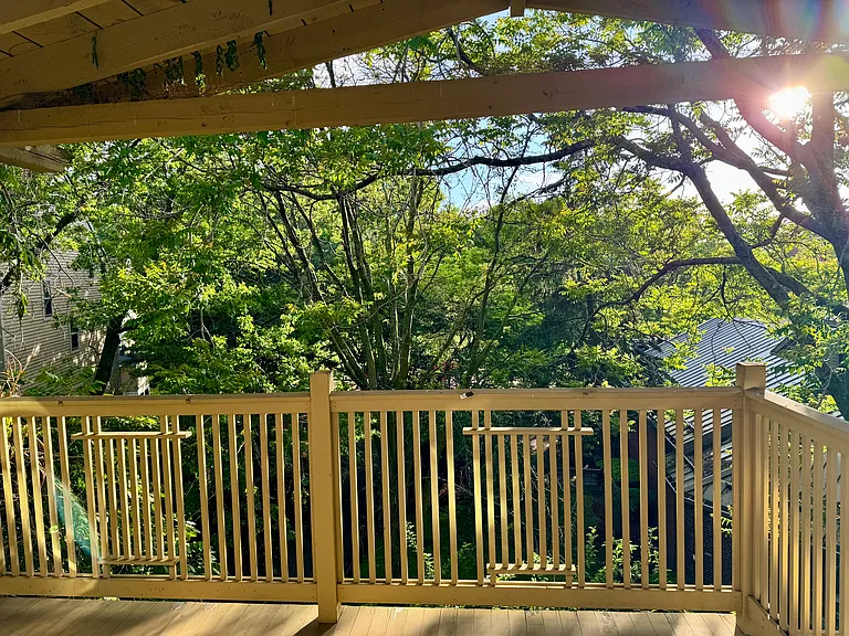 Photo off the balcony.