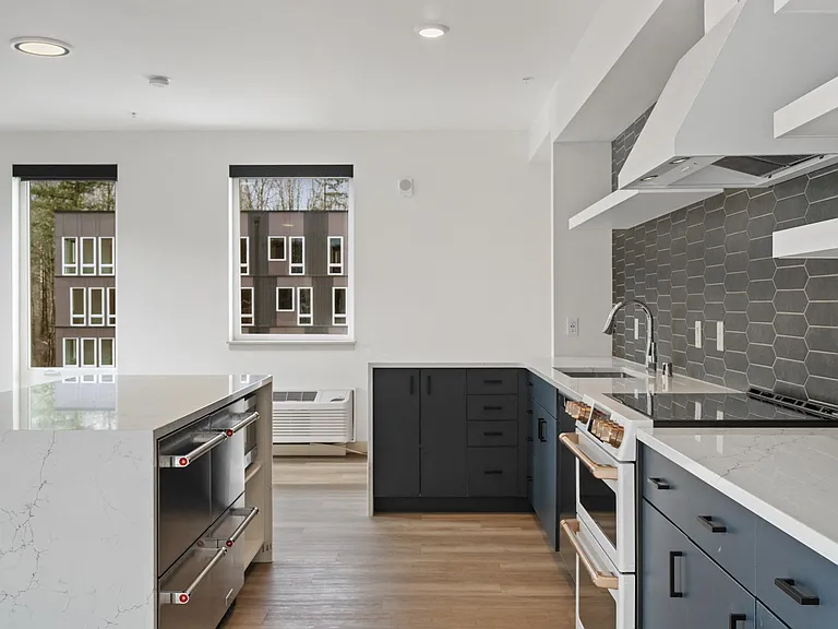 Unit 319: (2 Bed 2 Bath + Den.) Similar Units:419. Kitchen colors vary. Inquire with our leasing office to schedule a tour!