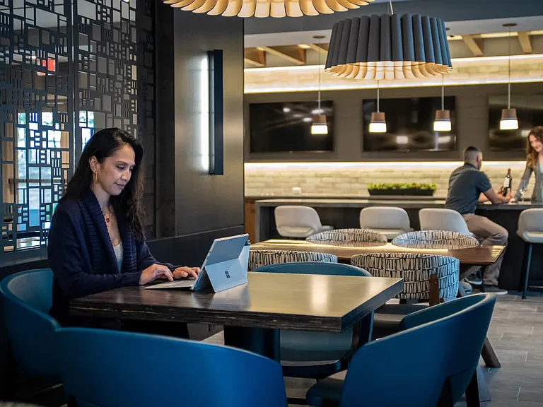 Socialize at the Resident Lounge