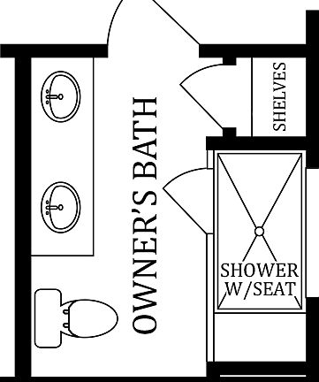 First Floor Optional Venetian Owner s Bath
