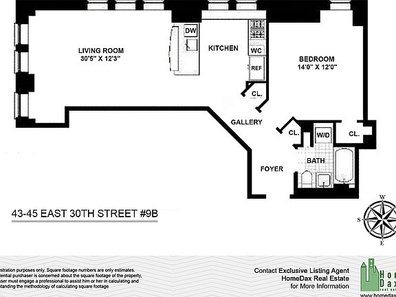 2nd image of 43-45 30th St Unit 9B